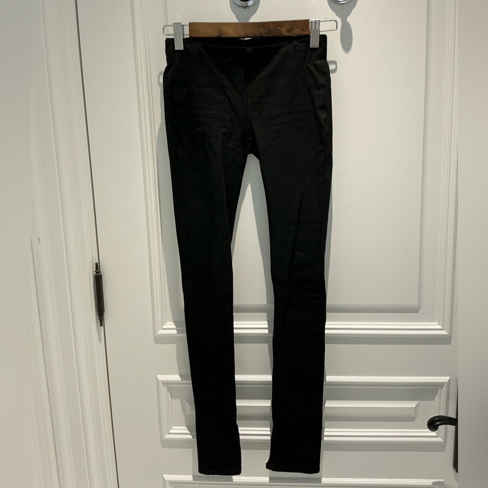 Rag & Bone black pull on denim leggings